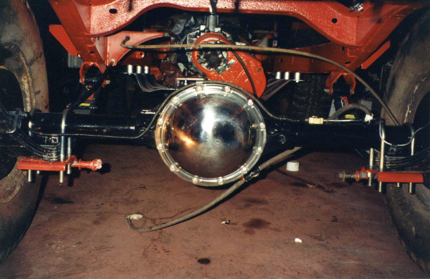 Jeep cj rear axle